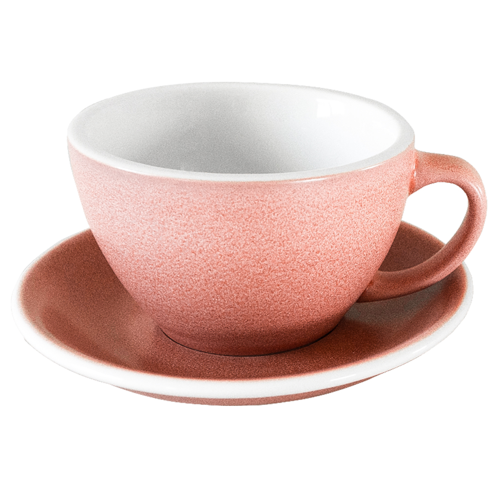Café Latte Cup & Saucer · 300 ml · Cinnabar