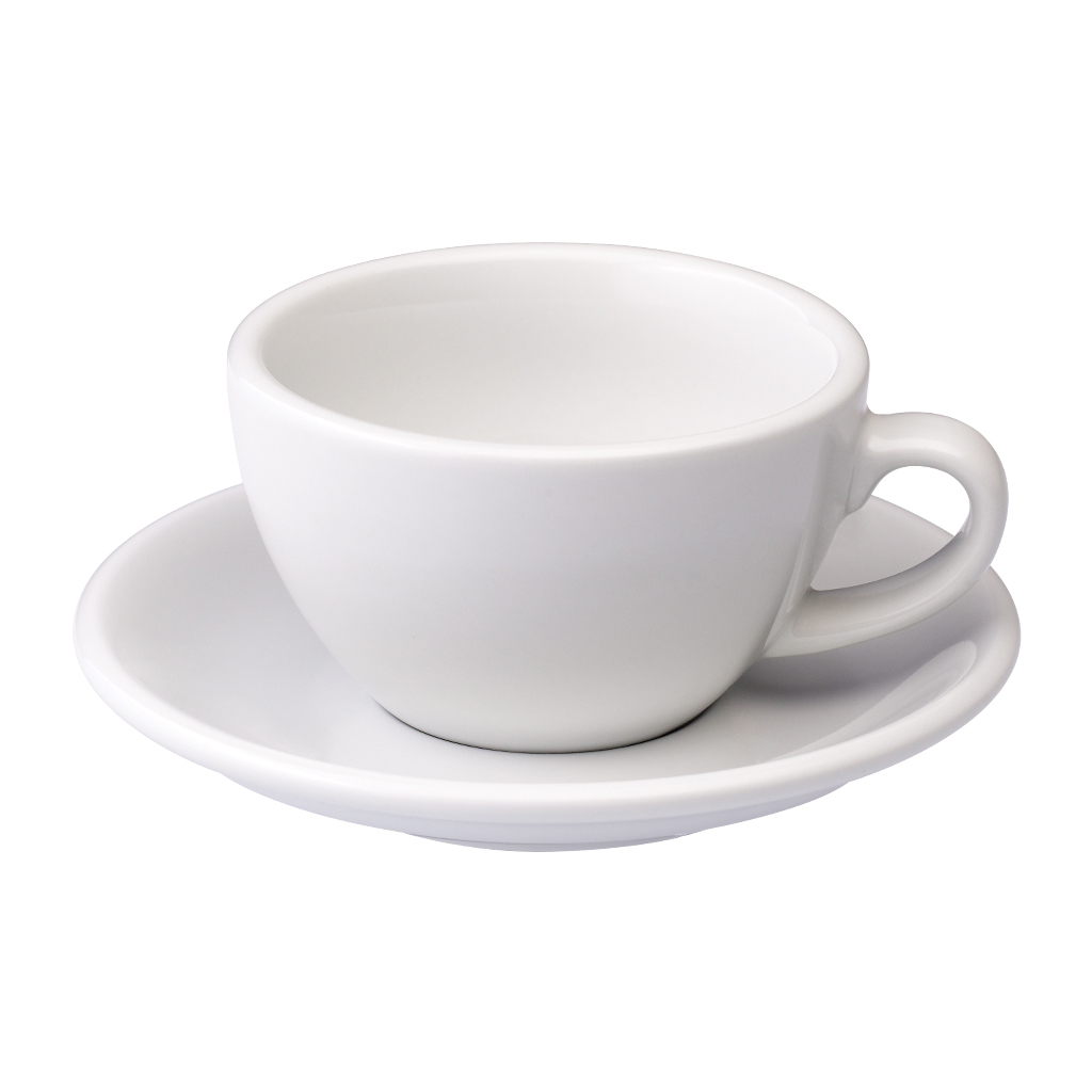 Cappuccino Cup & Saucer · 200 ml · White