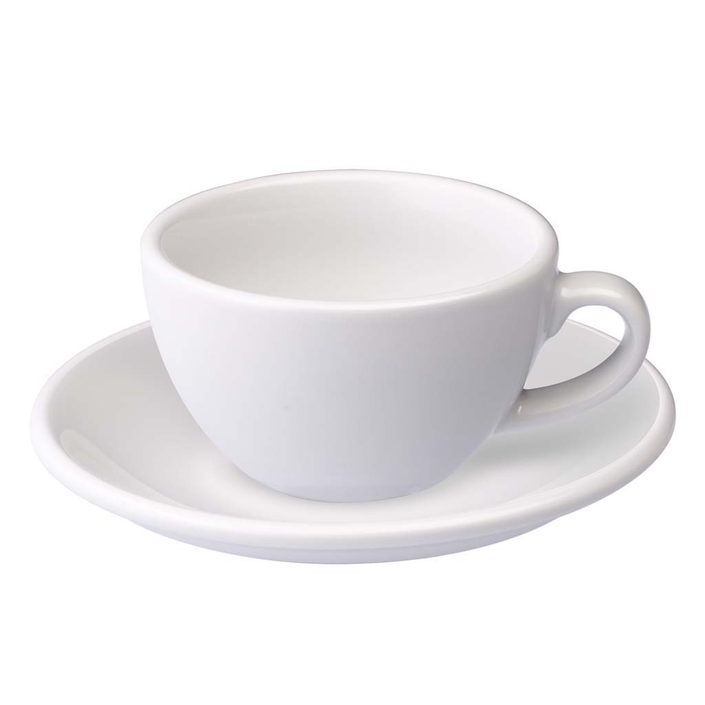 Flat White Cup & Saucer · 150 ml · White