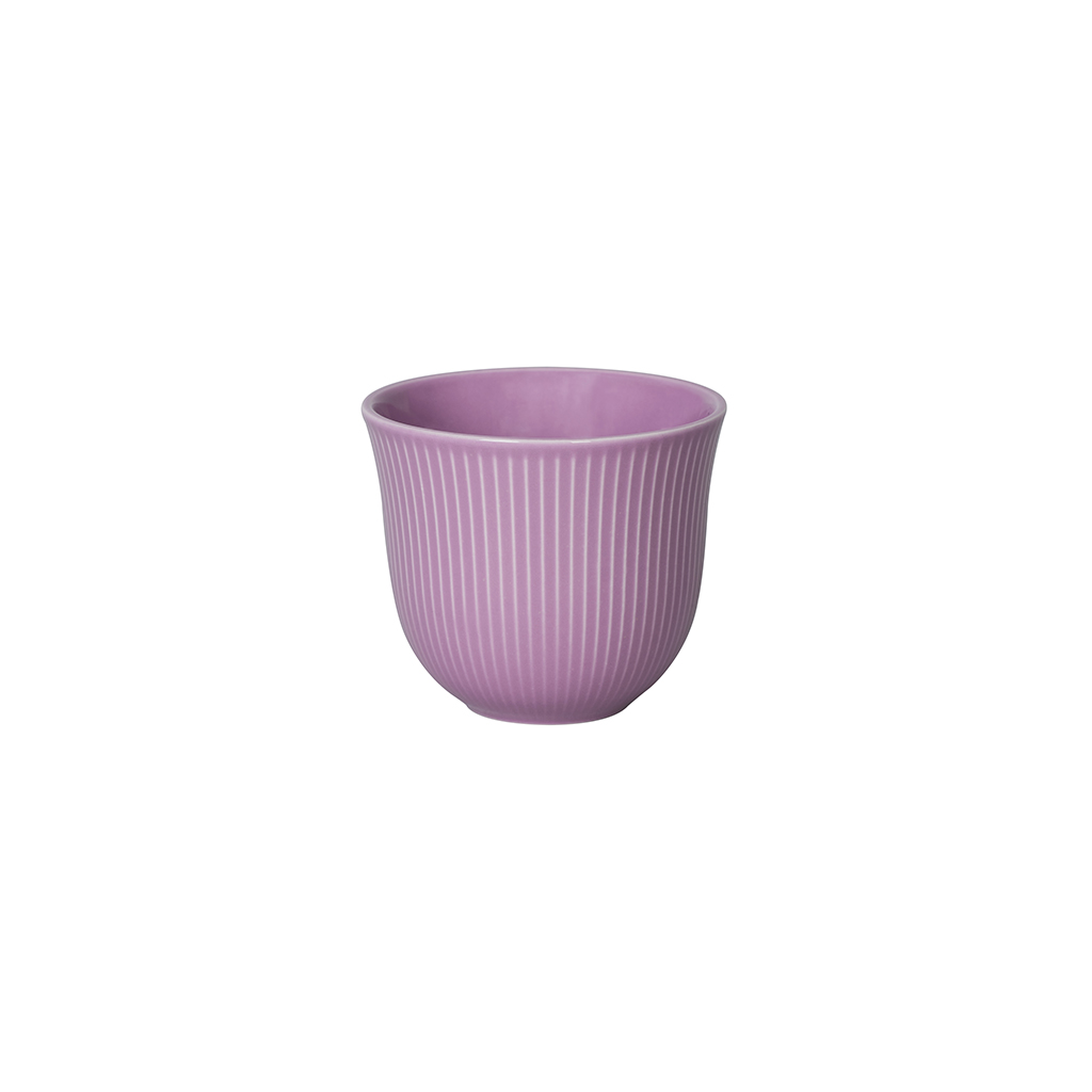Embossed Tasting Cup · Large Cappuccino · 250 ml · Purple