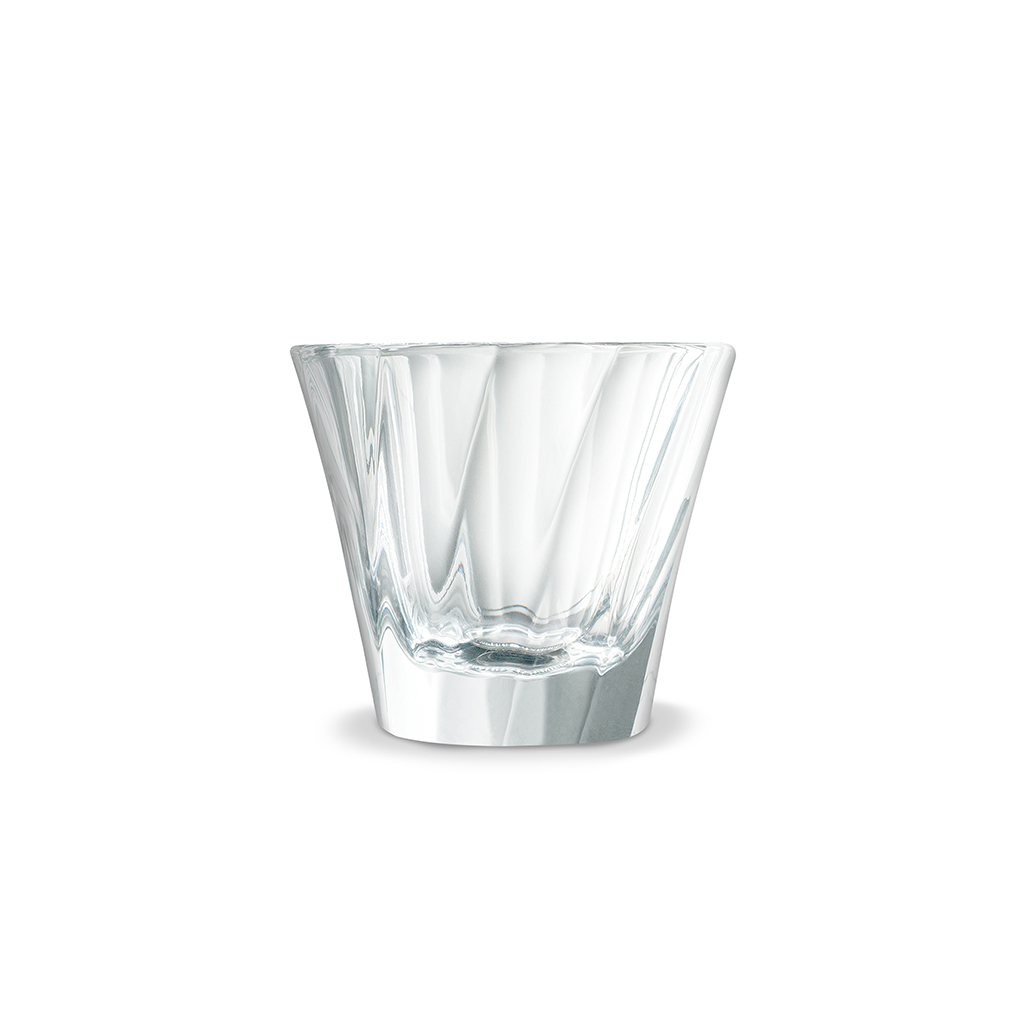 Twisted Espresso Glass · 70 ml · Clear